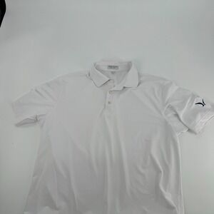Peter Millar Summer Comfort Golf Polo Shirt Mens White Bird Logo‎